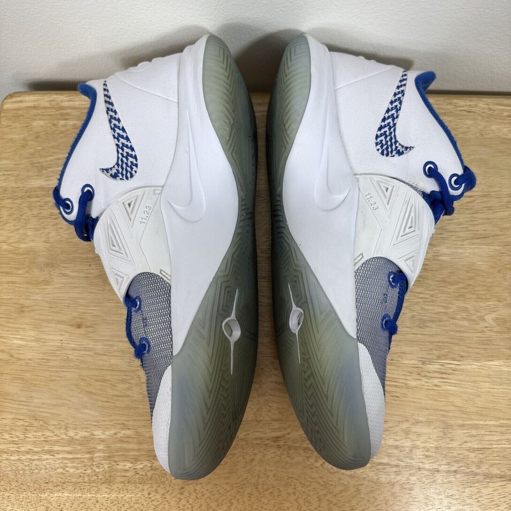 Nike Kyrie Flytrap 3 White Varsity Royal Blue Basketball Size 10 - Picture 6 of 13